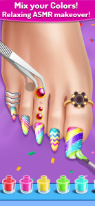 اسکرین شات 4 بازی ASMR Salon: Foot Care Makeup