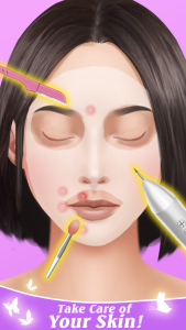 اسکرین شات 2 بازی ASMR Makeover: Makeup Games