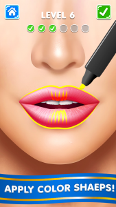 اسکرین شات بازی Lip Art Lipstick: Makeup games 4