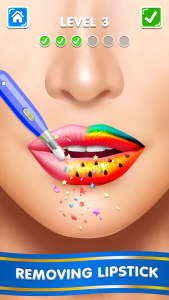 اسکرین شات بازی Lip Art Lipstick: Makeup games 1