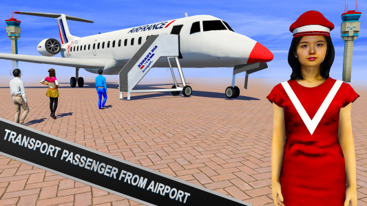 اسکرین شات برنامه Pilot Flight 3d:Plane Games 3