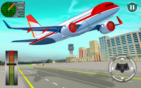 اسکرین شات برنامه Pilot Flight 3d:Plane Games 7