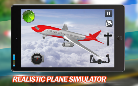 اسکرین شات برنامه Pilot Flight 3d:Plane Games 6