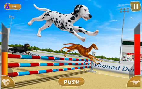اسکرین شات بازی Pet Dog Simulator games offline: Dog Race Game 1