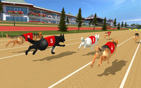 اسکرین شات بازی Pet Dog Simulator games offline: Dog Race Game 3