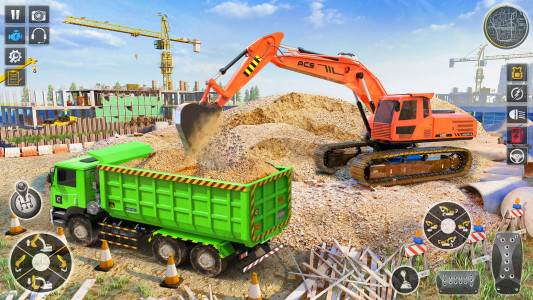 اسکرین شات بازی Heavy Excavator Simulator game 1