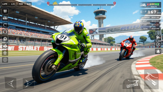 اسکرین شات 3 بازی Moto Bike Racing: Rider Games