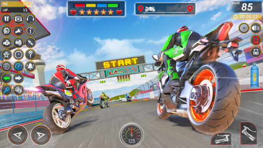 اسکرین شات بازی Moto Bike Racing: Rider Games 1