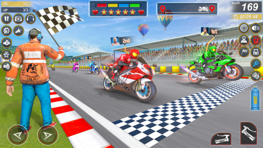 اسکرین شات بازی Moto Bike Racing: Rider Games 3