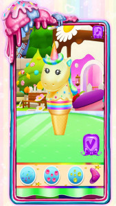 اسکرین شات بازی بازی بستنی سازی اسب تک شاخ 2
