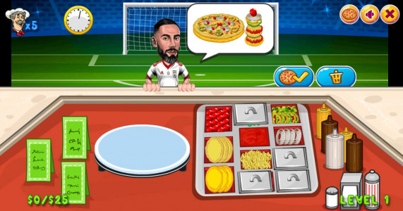اسکرین شات بازی بازی اشپزی پیتزا جام جهانی 7