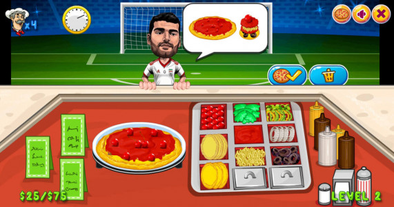 اسکرین شات بازی بازی اشپزی پیتزا جام جهانی 5