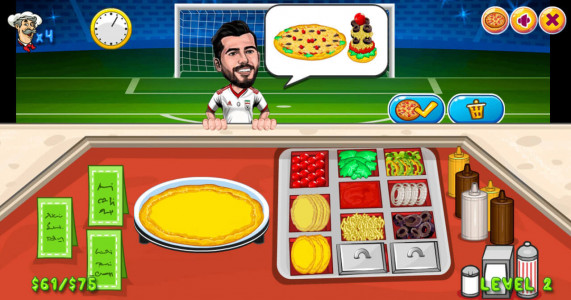 اسکرین شات بازی بازی اشپزی پیتزا جام جهانی 2