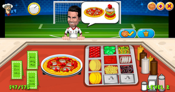 اسکرین شات بازی بازی اشپزی پیتزا جام جهانی 3
