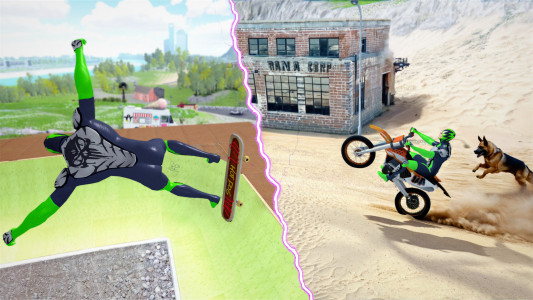 اسکرین شات 6 بازی rope frog ninja hero - strange gangster vegas 