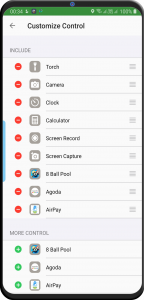 اسکرین شات برنامه Control Center iOS 14 - Swipy 7