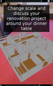 اسکرین شات برنامه Floor plan - Home improvements in AR - Wodomo 3D 8