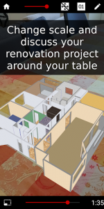 اسکرین شات برنامه Floor plan - Home improvements in AR - Wodomo 3D 5