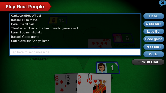 اسکرین شات 5 بازی Hearts + Classic Card Game