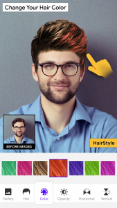 اسکرین شات برنامه Man HairStyle Photo Editor 3
