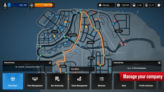 اسکرین شات بازی Bus Simulator City Ride Lite 3