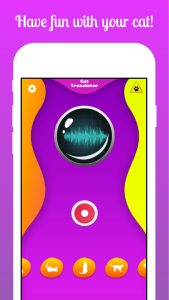 اسکرین شات 1 برنامه Cat Translator Speaker