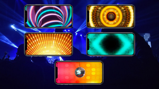 اسکرین شات برنامه Laser Disco Lights 3