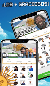 اسکرین شات برنامه Argentine Stickers 5