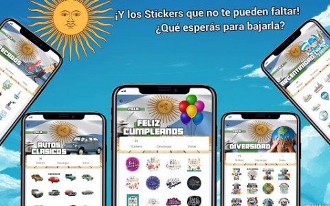 اسکرین شات برنامه Argentine Stickers for WhatsApp WAStickerApps 1