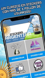 اسکرین شات برنامه Argentine Stickers for WhatsApp WAStickerApps 3