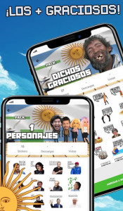 اسکرین شات برنامه Argentine Stickers for WhatsApp WAStickerApps 4