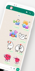 اسکرین شات 2 برنامه Animated Stickers for WhatsApp