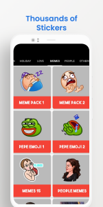 اسکرین شات برنامه Animated Stickers for WhatsApp 3