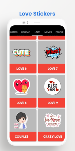 اسکرین شات برنامه Animated Stickers for WhatsApp 6