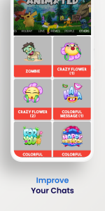 اسکرین شات برنامه Animated Stickers for WhatsApp 4