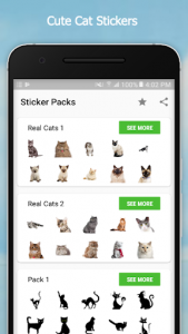 اسکرین شات برنامه 🐈 Cat Stickers For WhatsApp (WAStickerApps) 🐈 1