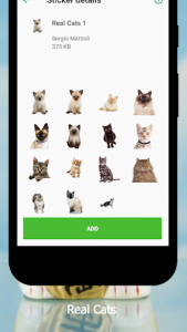 اسکرین شات برنامه 🐈 Cat Stickers For WhatsApp (WAStickerApps) 🐈 2