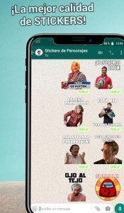اسکرین شات برنامه 🤣 Argentine Characters for WhatsApp WAStickerApps 6
