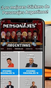 اسکرین شات برنامه Argentine Characters 1