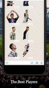 اسکرین شات 5 برنامه Soccer Stickers for WhatsApp