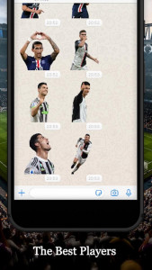 اسکرین شات برنامه Soccer Stickers for WhatsApp 5