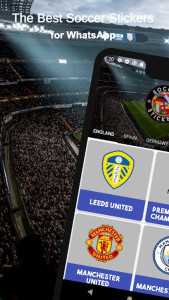 اسکرین شات 1 برنامه Soccer Stickers for WhatsApp
