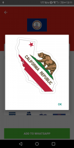 اسکرین شات 6 برنامه USA Stickers for WhatsApp