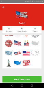 اسکرین شات 7 برنامه USA Stickers for WhatsApp