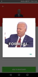 اسکرین شات 8 برنامه USA Stickers for WhatsApp