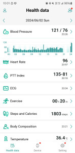 اسکرین شات 1 برنامه ASUS HealthConnect