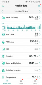 اسکرین شات 1 برنامه ASUS HealthConnect