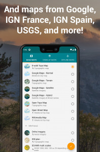 اسکرین شات 2 برنامه E-walk - Hiking offline GPS