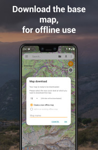 اسکرین شات 6 برنامه E-walk - Hiking offline GPS
