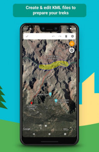 اسکرین شات برنامه E-walk hiking & trekking offline GPS 5